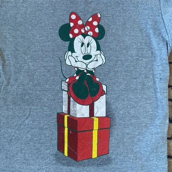 Minnie Mouse Holiday Shirt Size 3T - Picture 2 of 5
